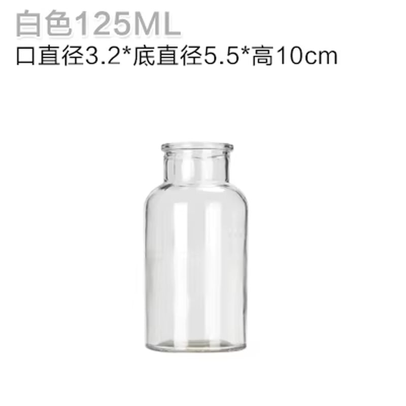 Hydroponic Plants Vase Simple Creative Glass Vase Home Decorative Table Transparent Flower Vase