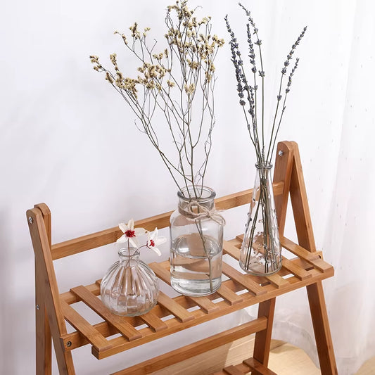 Hydroponic Plants Vase Simple Creative Glass Vase Home Decorative Table Transparent Flower Vase